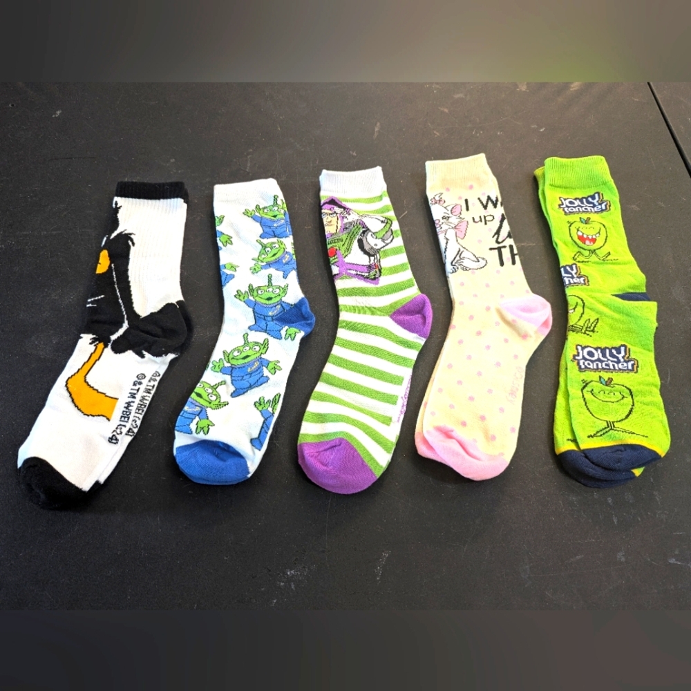 Graphic Cartoon Socks